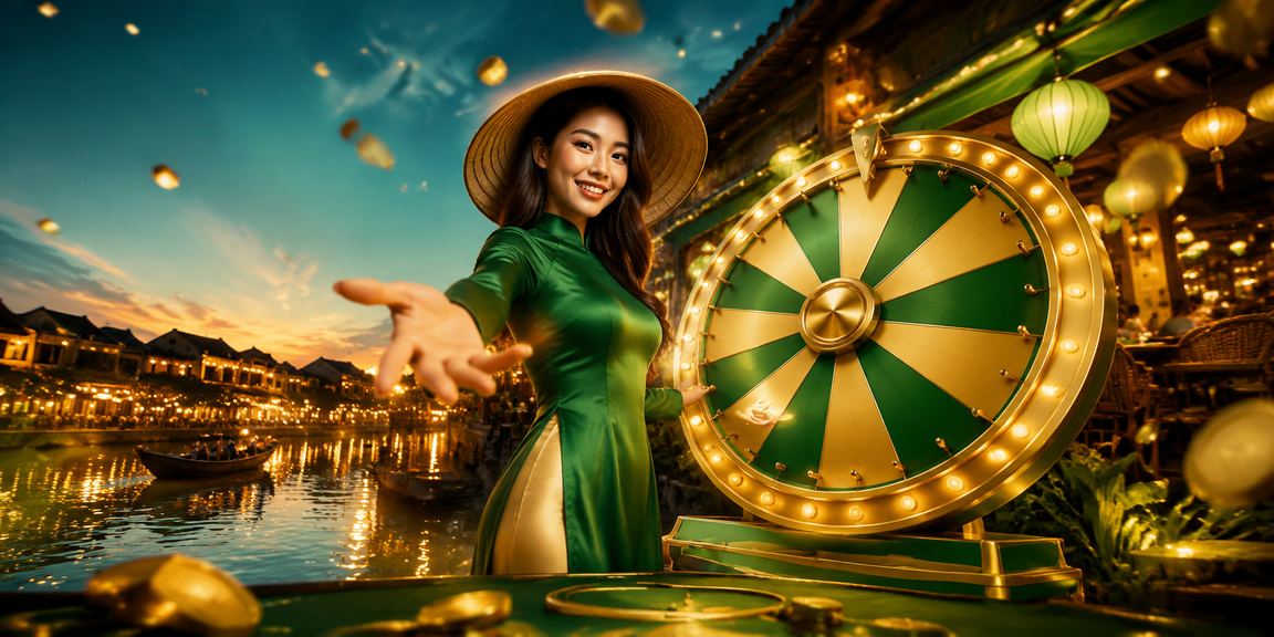 Người dùng Hội An đội nón lá tham gia trò chơi trực tuyến buổi tối tại quán cà phê
