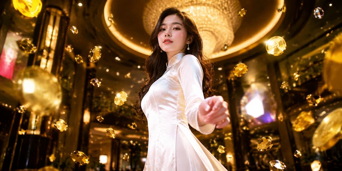 Phụ nữ Việt Nam mặc áo dài trải nghiệm casino trực tuyến tại Sa Pa